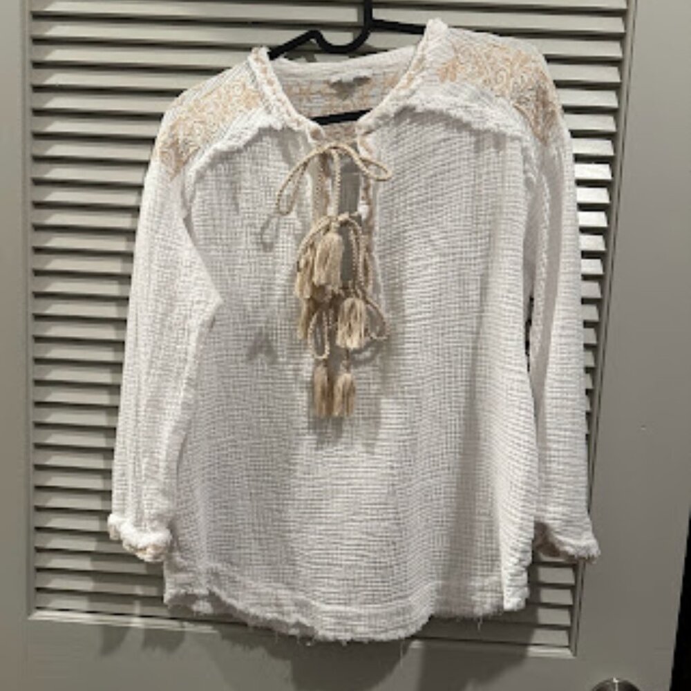 GHENAR GAUZE TOP